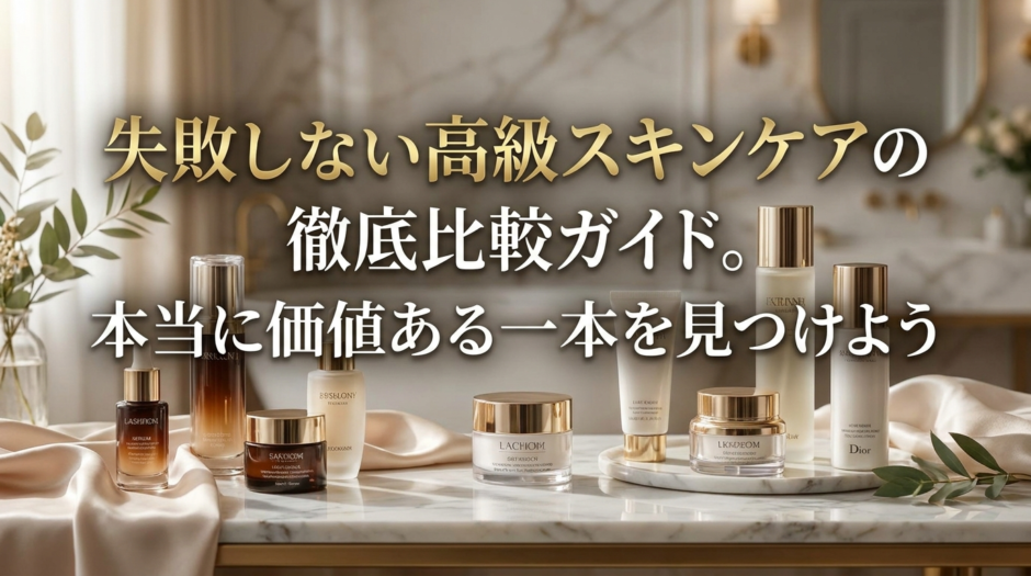 失敗しない高級スキンケアの徹底比較ガイド。本当に価値ある一本を見つけよう