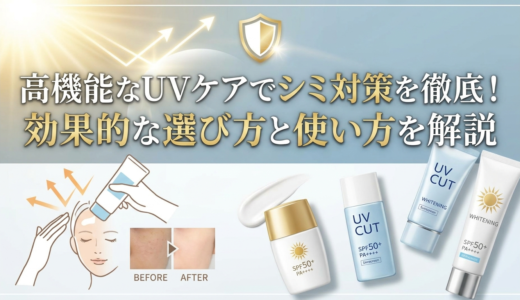 高機能なUVケアでシミ対策を徹底！効果的な選び方と使い方を解説