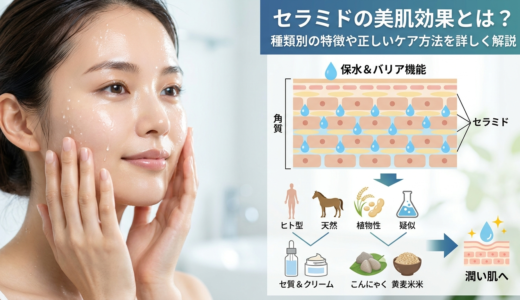 セラミドの美肌効果とは？種類別の特徴や正しいケア方法を詳しく解説